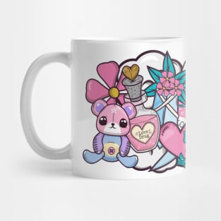 Cute but psycho pastel doodles Mug